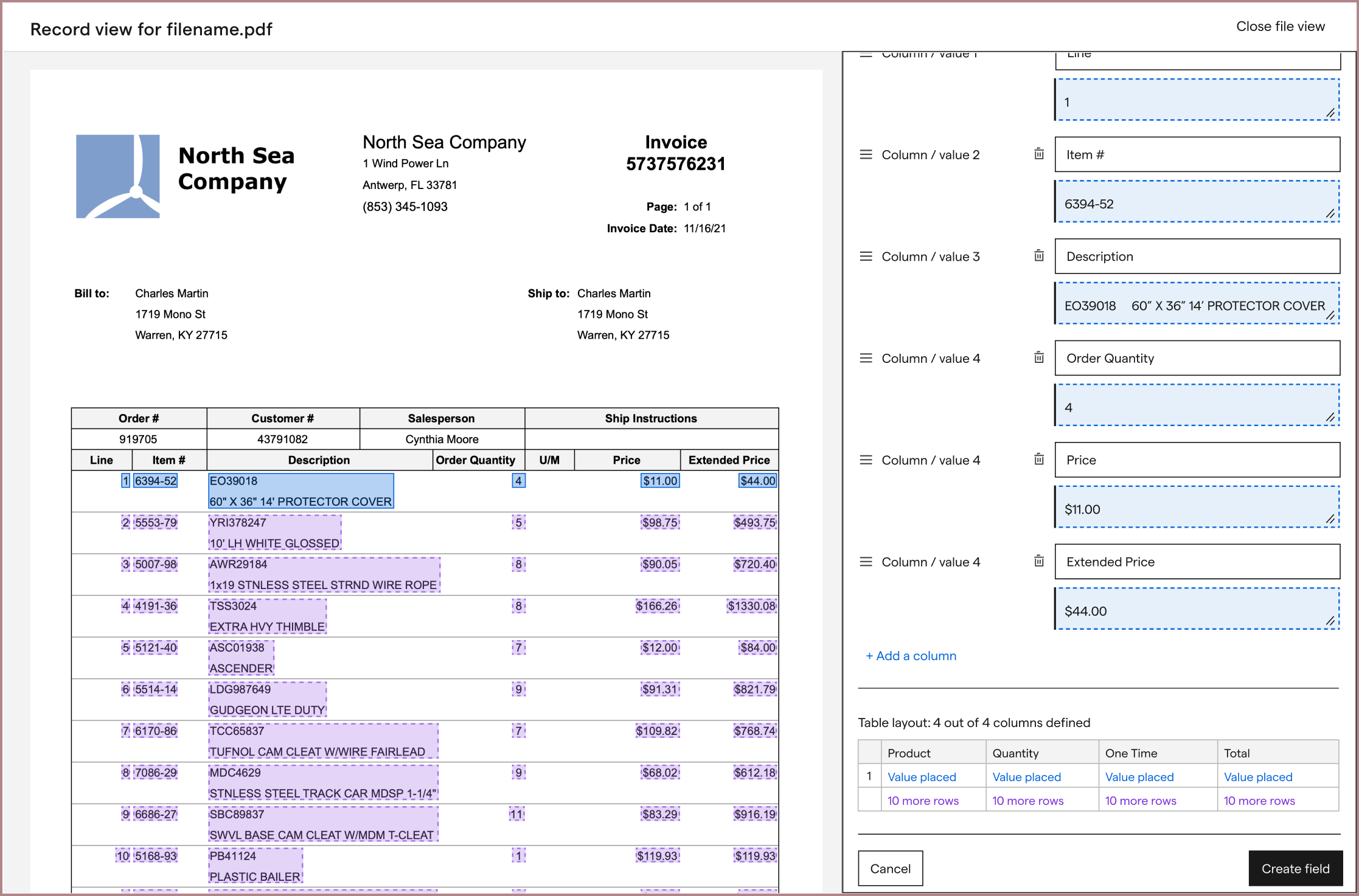 second mock of auto-detecting rows